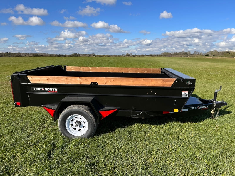 Remorque benne paysagère à un essieu True North Trailers 10'x6'