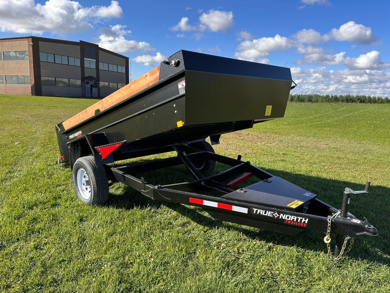 Remorque benne paysagère à un essieu True North Trailers 10'x6'
