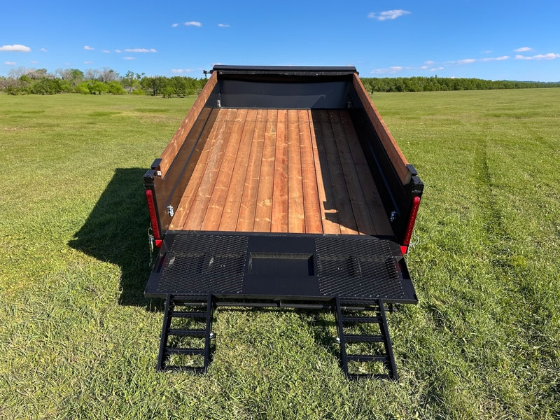 Remorque benne paysagère à un essieu True North Trailers 10'x6'