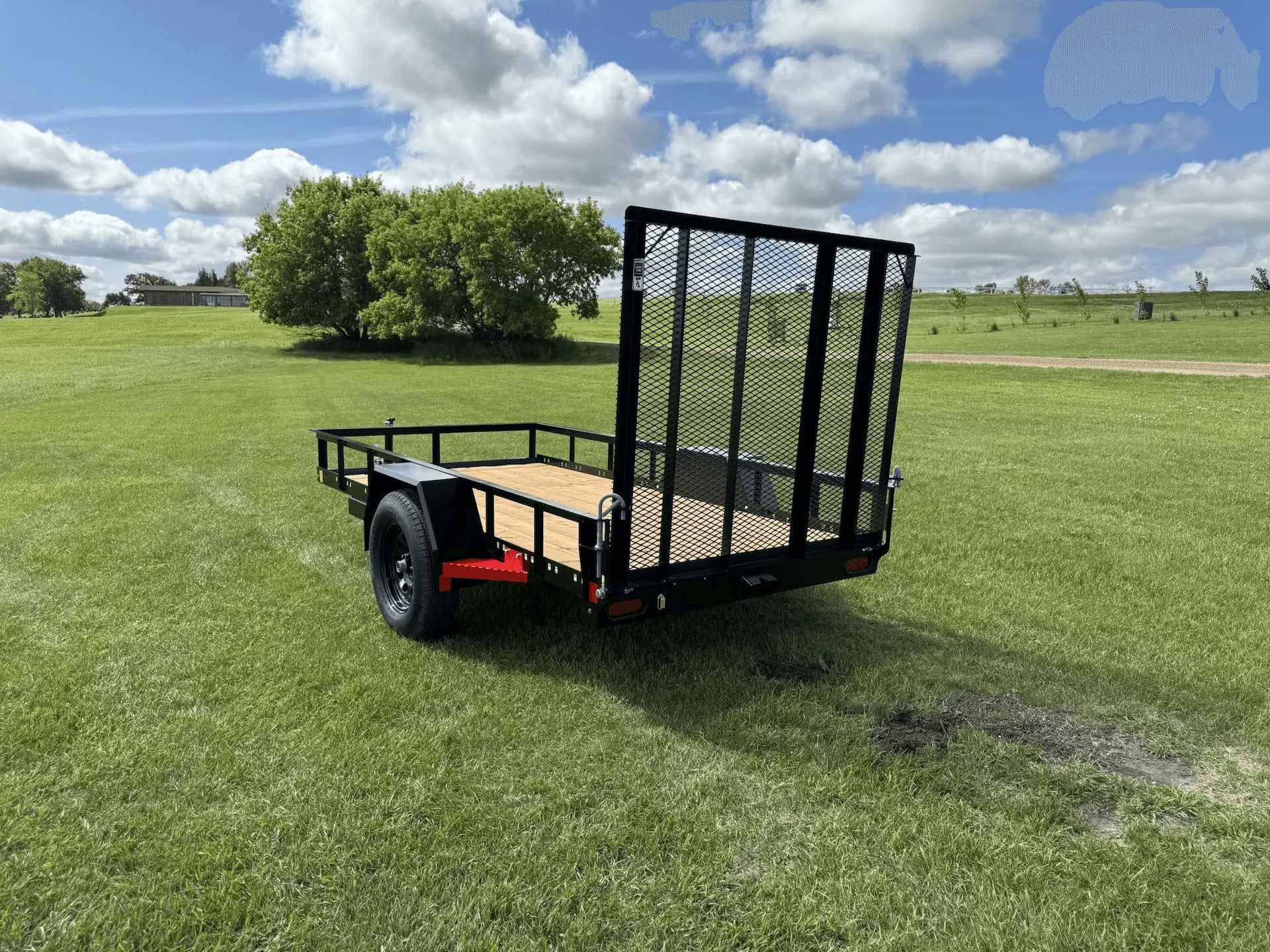 Remorque utilitaire paysagère True North 60 po x 10 pi avec porte-rampe