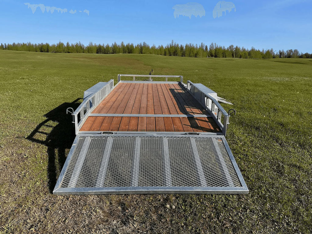 Remorque utilitaire tandem galvanisée True North 83 po x 16 pi