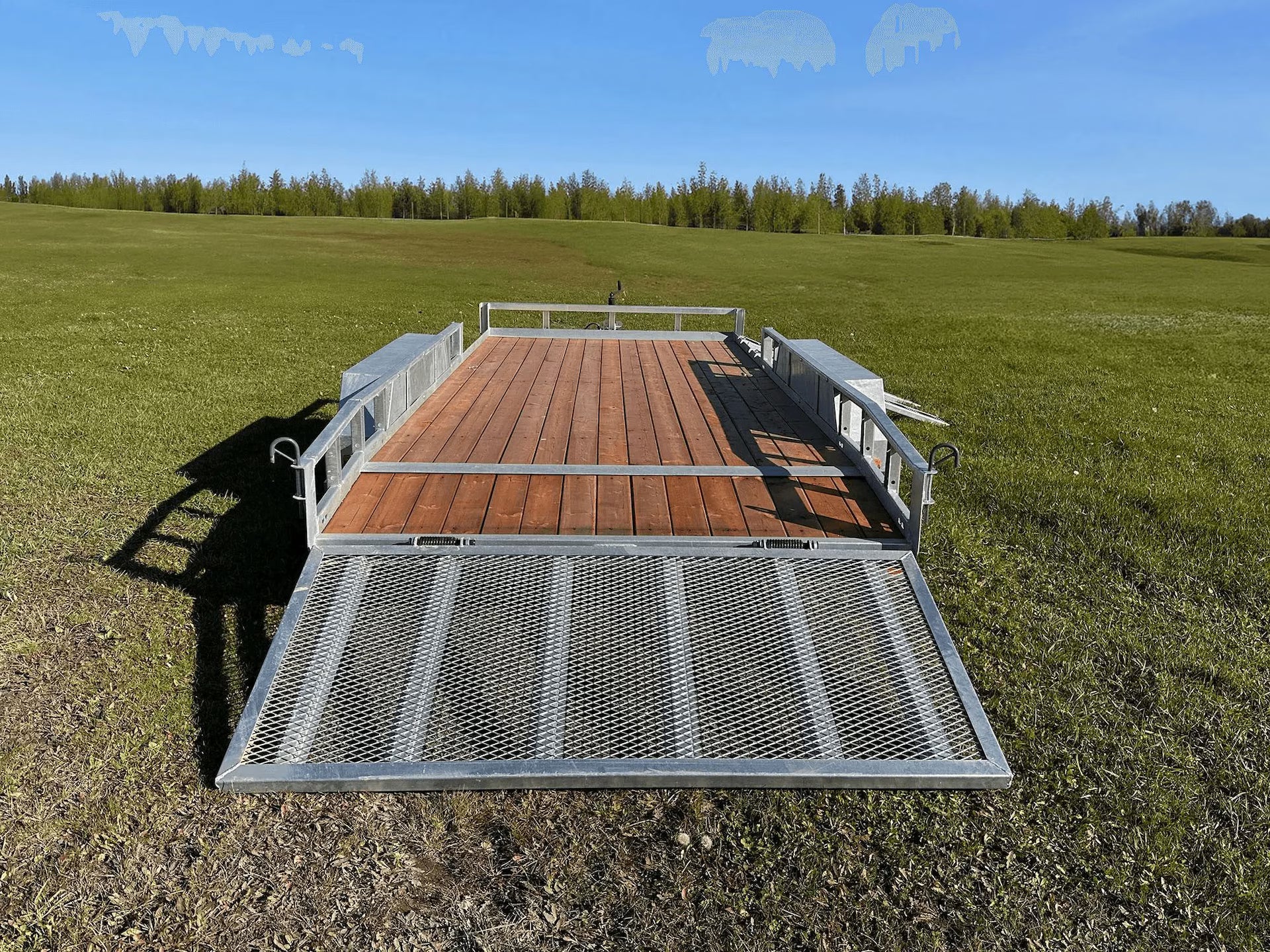 Remorque utilitaire tandem galvanisée True North 83 po x 16 pi